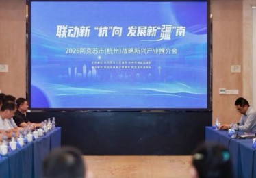 【产业援疆】联动新“杭”向，发展新“疆”南！阿克苏市（杭州）战略新兴产业推介会成功举办