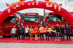 龙行天下以客为先|东风龙擎3.0燃气车贵阳交付！助力云贵烟草物流效能跃升