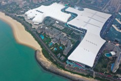 第五届消博会开始布展