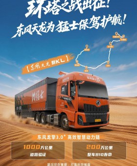 2026环塔出征！东风天龙新KL硬核护航东风猛士车队！