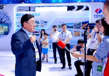 中国电建亮相第二十届西博会  姚焕代表中国电建出席开幕式并接受媒体采访