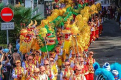 “三亚民间龙王祭俗”非遗活动周龙王巡游举行 